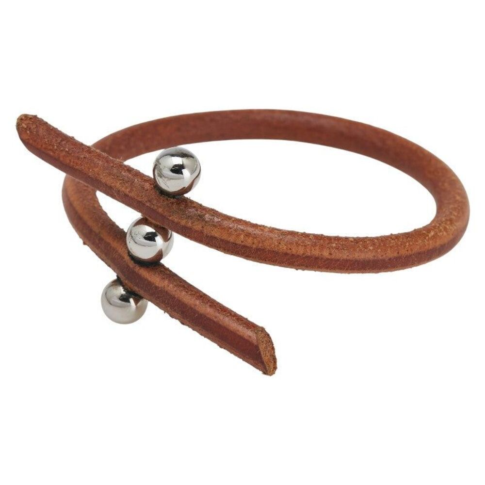 Hermes Roulette Hill Bracelet Leather Metal Bracelet